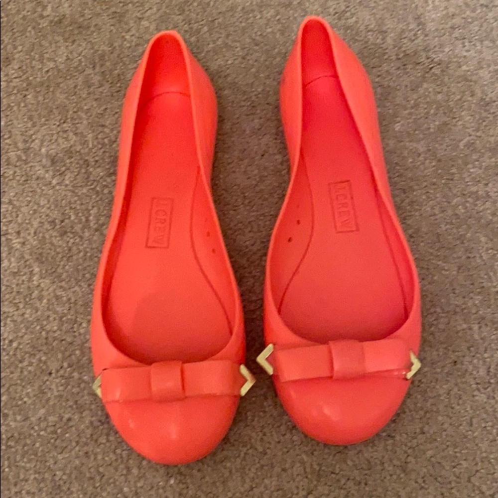 J Crew jelly flats